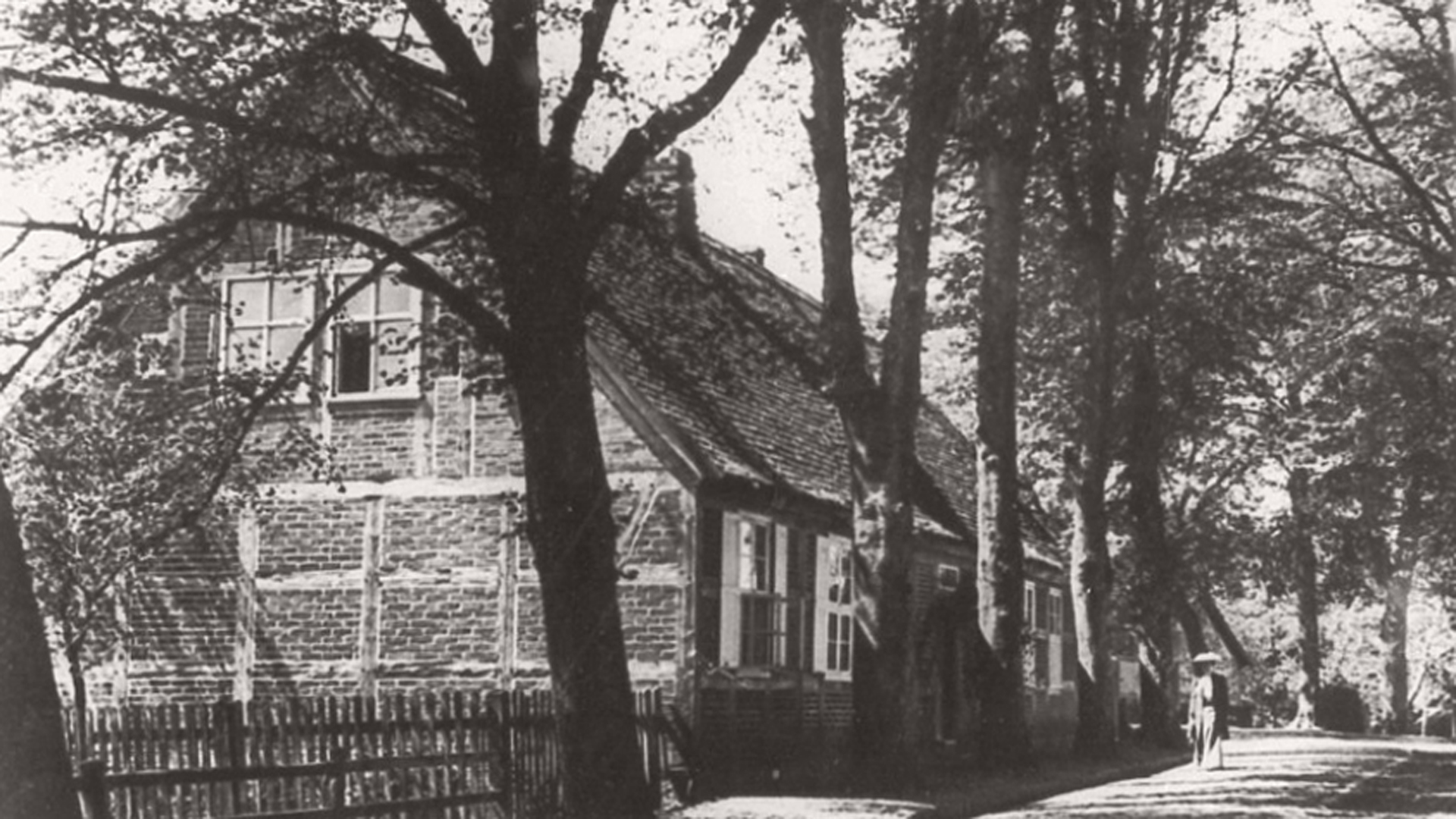 Historische Aufnahme des Klosterforsthauses